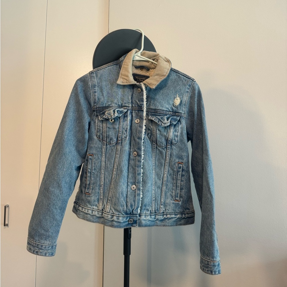 Abercrombie & Fitch Winter Denim Coat